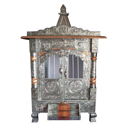 Handcrafted Carved Wooden Home Temple / Mandir
